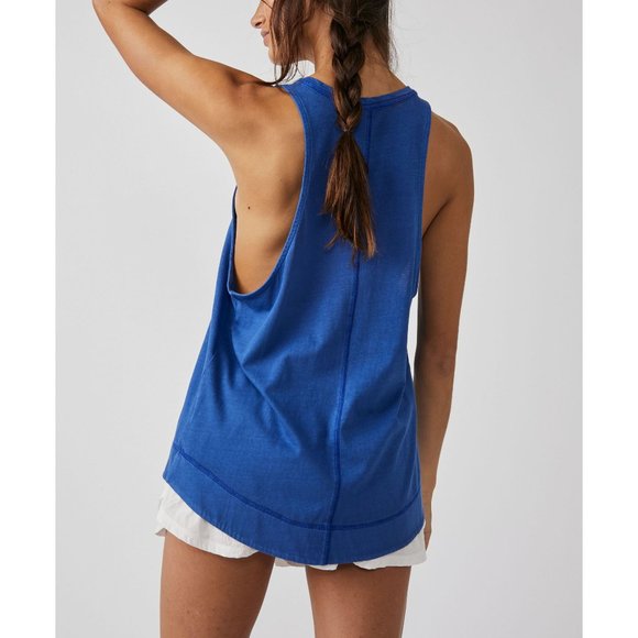 🎉LAST CHANCE🎉 NWT FP Movement Inhale Solid Tank / Sapphire - Picture 3 of 6